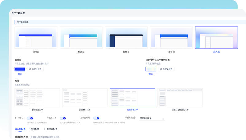 Front-end and back-end development framework